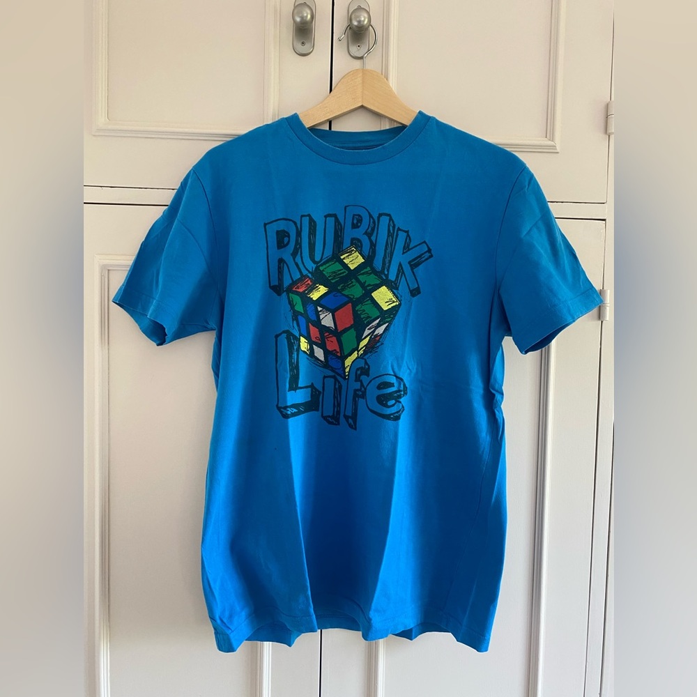Blanco Men T-shirt Rubik Cube Large Vintage